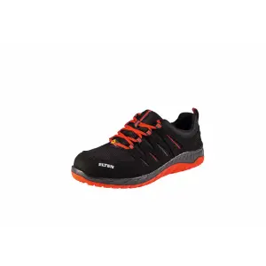 Calzatura bassa nera/rossa MADDOX black-red Low ESD