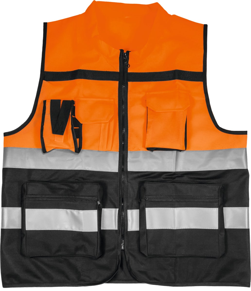 HOLEX - Gilet alta visibilità arancione / nero - Metalworker