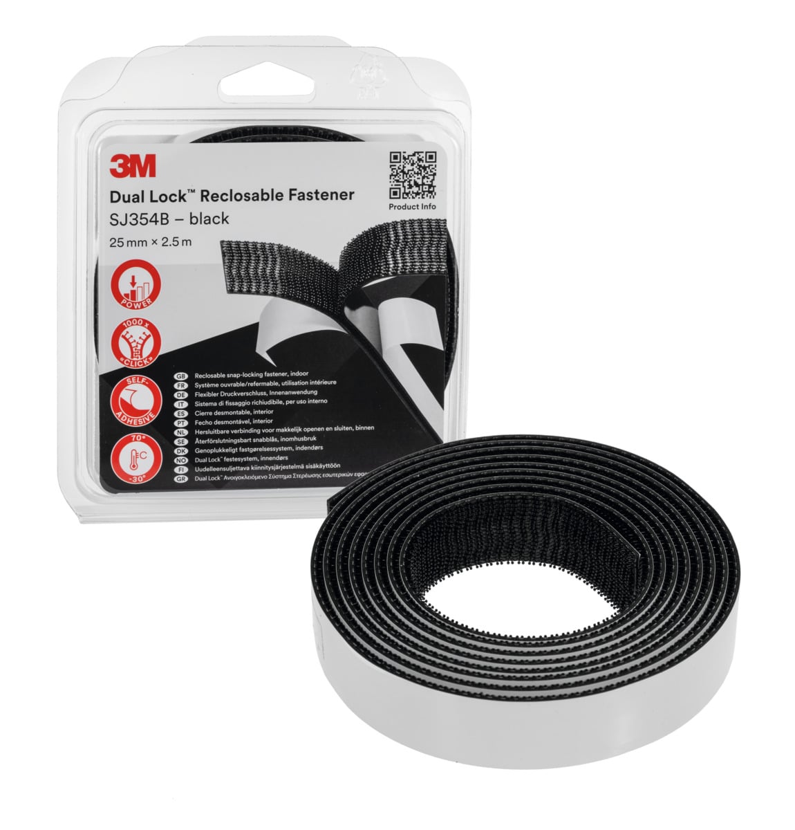 3M - Nastro con chiusura a pressione DUAL LOCK - Metalworker