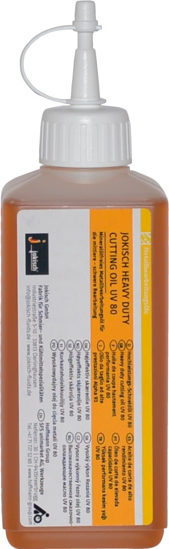 JOKISCH - Olio da taglio ad alte prestazioni senza oli minerali UV 80 -  Metalworker