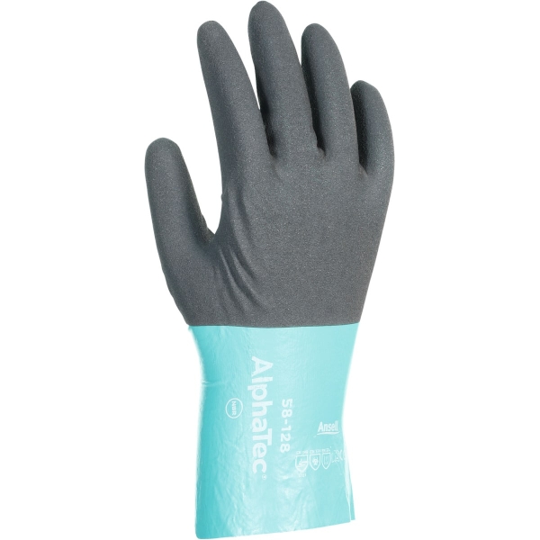 Paio di guanti di protezione dai prodotti chimici AlphaTec 58-128
