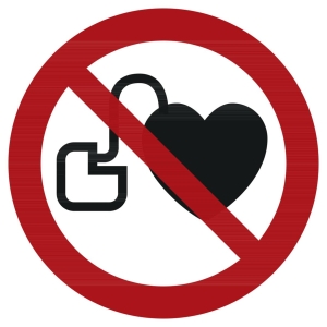 Segnali di divieto Divieto di accesso ai portatori di pacemaker