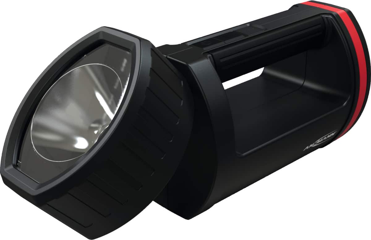 ANSMANN - Torcia portatile a LED Spotlight, Modello: HS5R - Metalworker