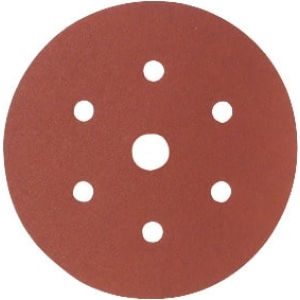 Disco di carta abrasiva (A) Fori 6x + 1