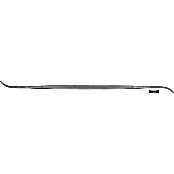 Lima curva fine per meccanica di precisione lunghezza 150 mm