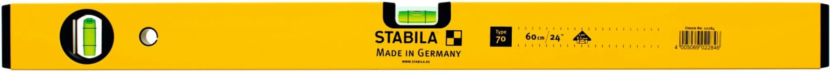 STABILA - Livella a bolla tascabile Electric, Lunghezza: 70 mm - Metalworker