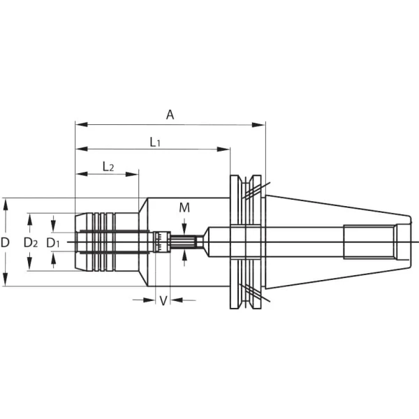 Mandrino idraulico BASIC corto