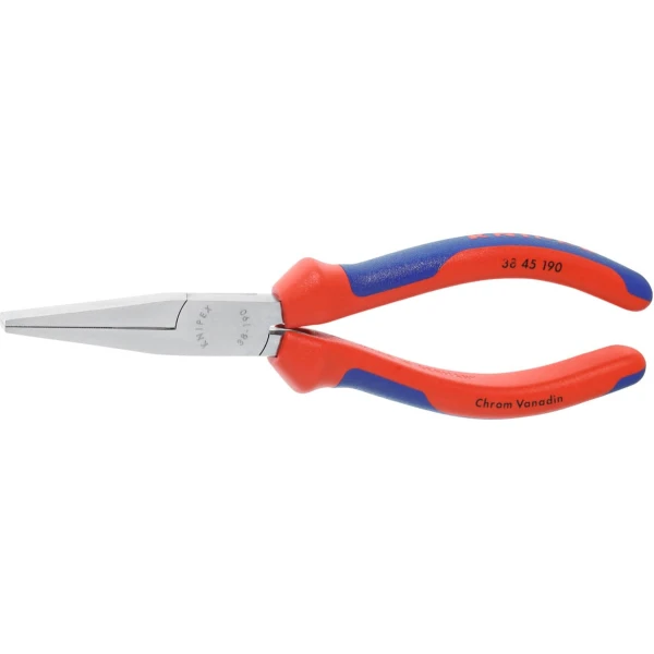 Pinza per meccanica cromata becchi piatti larghi