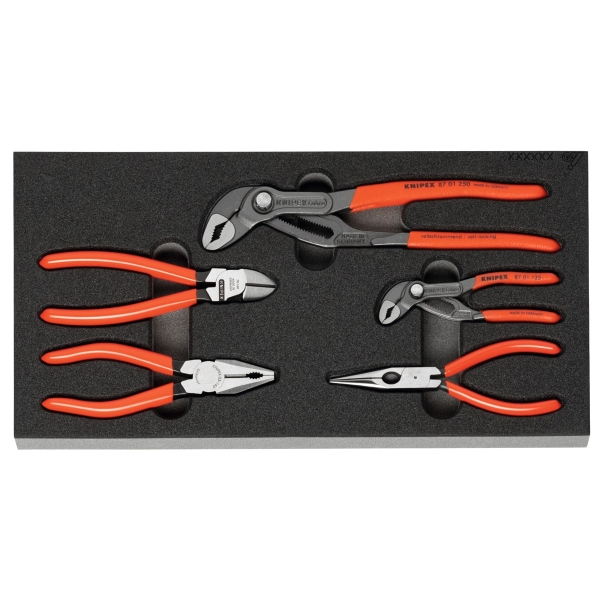 KNIPEX - Set Pinze, Numero degli utensili: 5 - Metalworker