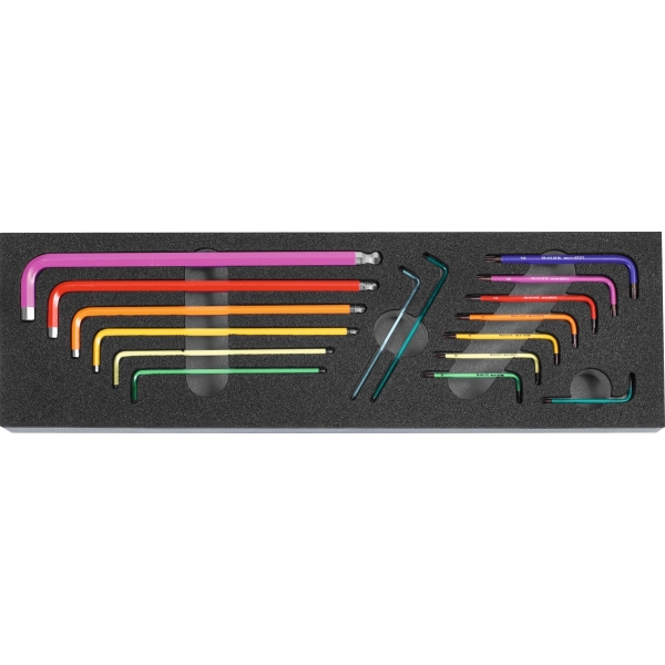 Set di chiavi maschio piegate “Rainbow”
