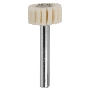 Spazzola a lamelle per lucidatura in feltro ⌀ Codolo 6 mm
