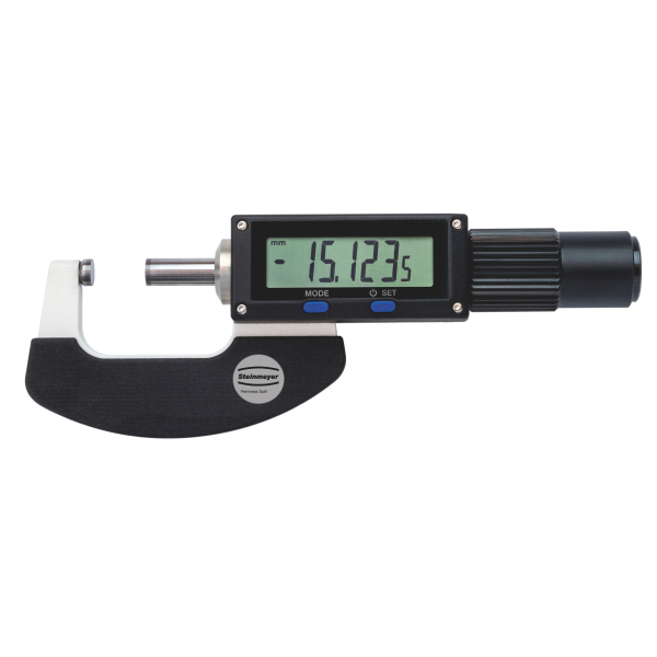 Micrometro digitale con stelo non rotante, meccanismo di 30 mm Grado di  protezione IP65 - Metalworker