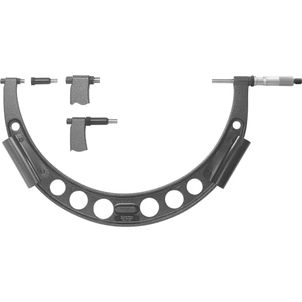 Micrometro di precisione grande con prolunga del blocchetto