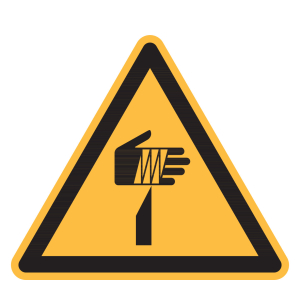 Simbolo di avvertimento Pericolo oggetti appuntiti