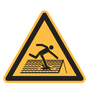 Simbolo di avvertimento Pericolo tetto non calpestabile